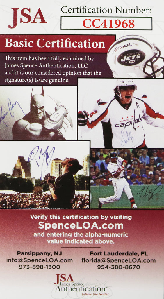 George Brett Signed 1985 World Series Program Baseball Autograph JSA Royals  HOF