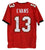Mike Evans Tampa Bay Buccaneers Signed Autographed Red #13 Custom Jersey PAAS COA