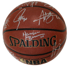 Golden State Warriors 2015-16 Team Autographed Signed Spalding NBA Basketball PAAS Letter COA Stephen Curry Klay Thompson Draymond Green