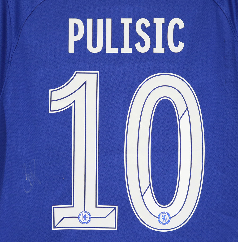 CHRISTIAN PULISIC SIGNED CHELSEA FOOTBALL CLUB JERSEY JSA COA USA  AUTOGRAPHED