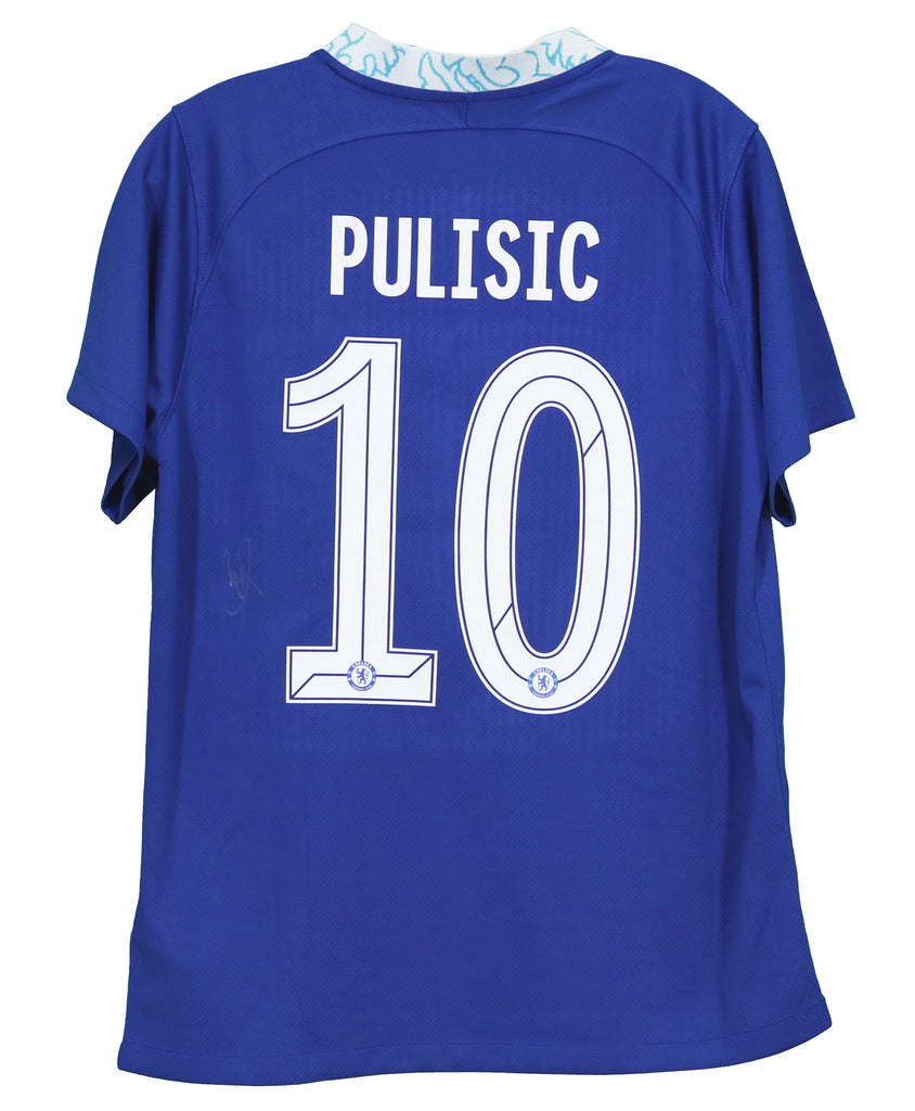 CHRISTIAN PULISIC SIGNED CHELSEA FOOTBALL CLUB JERSEY JSA COA USA  AUTOGRAPHED