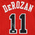 DeMar DeRozan Chicago Bulls Signed Autographed Red #11 Custom Jersey Beckett Witness Certification