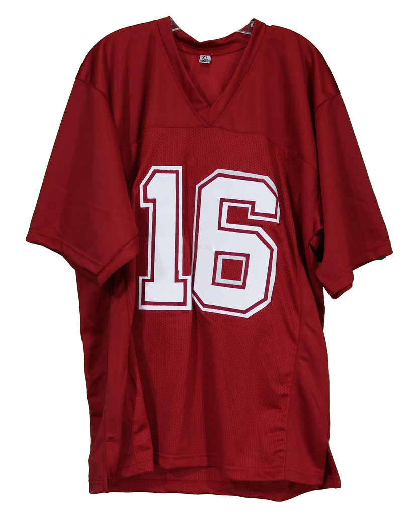Ryan Leaf Autographed Washington State Custom Red Football Jersey - BAS