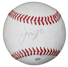 Francisco Mejia Tampa Bay Rays Signed Autographed Rawlings Official Ball Midwest League Game Used Baseball JSA COA with Display Holder