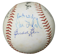 Buddy Bell and Dave LaRoche Cleveland Indians Signed Autographed Baseball
