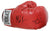 Mike Tyson and Evander Holyfield Signed Autographed Red Everlast Boxing Glove PAAS COA