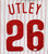 Chase Utley Philadelphia Phillies Signed Autographed White Pinstripe #26 Jersey JSA COA