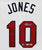 Chipper Jones Atlanta Braves Signed Autographed White #10 Jersey Steiner COA