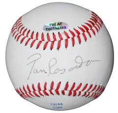 Tom Lasorda Los Angeles Dodgers Signed Autographed Rawlings Official League Baseball with Display Holder