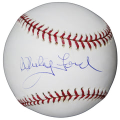 Whitey Ford New York Yankees Signed Autographed Rawlings Official Major League Baseball PSA COA with Display Holder