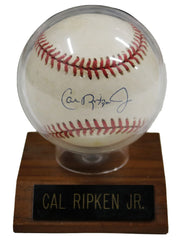 Cal Ripken Jr. Baltimore Orioles Signed Autographed Rawlings Official Ball American League Baseball JSA COA with Display Holder