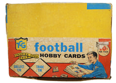 1960 Topps Football Cello Pack Empty Display Box