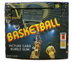 1972-73 Topps Basketball Wax Pack Empty Display Box