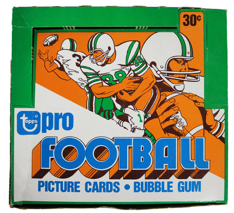 1978 Topps Football Cello Pack Empty Display Box