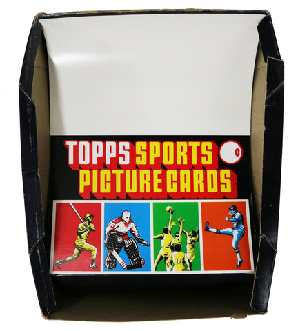 1977 Topps Baseball Rack Pack Empty Display Box
