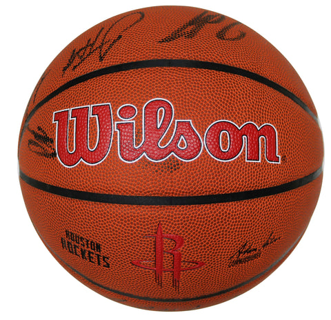 Houston Rockets 2022-23 Team Signed Autographed Basketball -Green Smith Porter