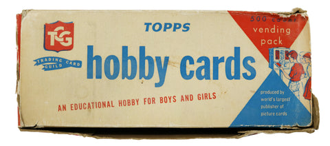 1957 Topps Baseball Empty Vending Box