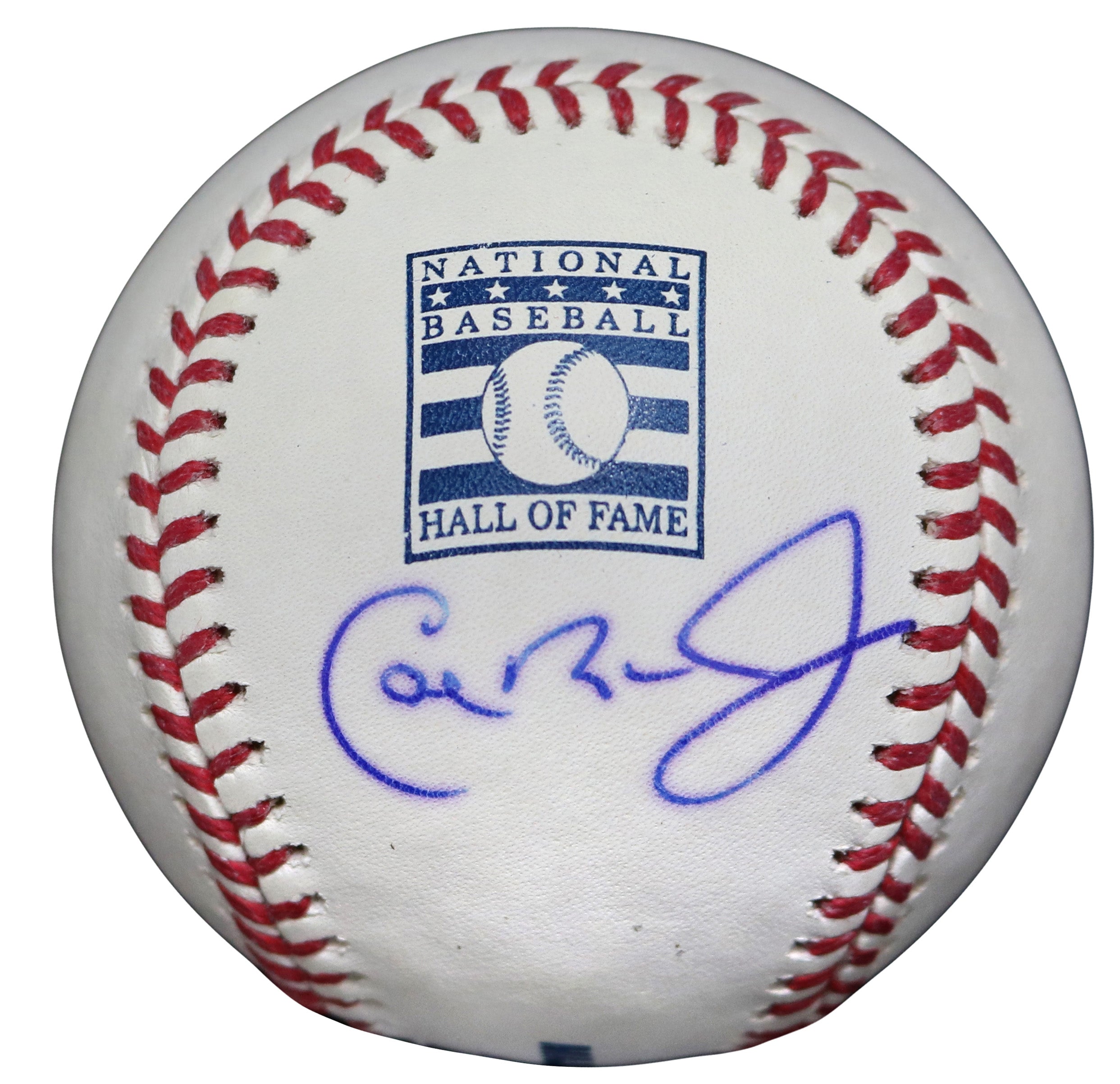 Cal Ripken Autographed Cal Ripken Jr. Signed Autographed Hall of Fame Baseball PSA/DNA ...