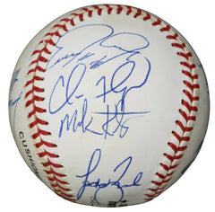 Florida Marlins 1998 Team Signed Autographed Rawlings Official National League Baseball with Display Holder - 16 Autographs