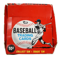 1967 Topps Baseball Cello Pack Empty Display Box