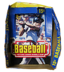 1977 Topps Baseball Wax Pack Empty Display Box