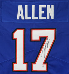 Josh Allen Buffalo Bills Signed Autographed Blue #17 Jersey PAAS COA