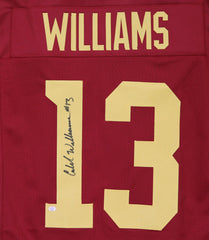 Caleb Williams USC Trojans Signed Autographed Red #13 Custom Jersey PAAS COA