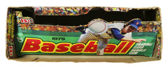 1975 Topps Baseball Wax Pack Empty Display Box - Top Detached