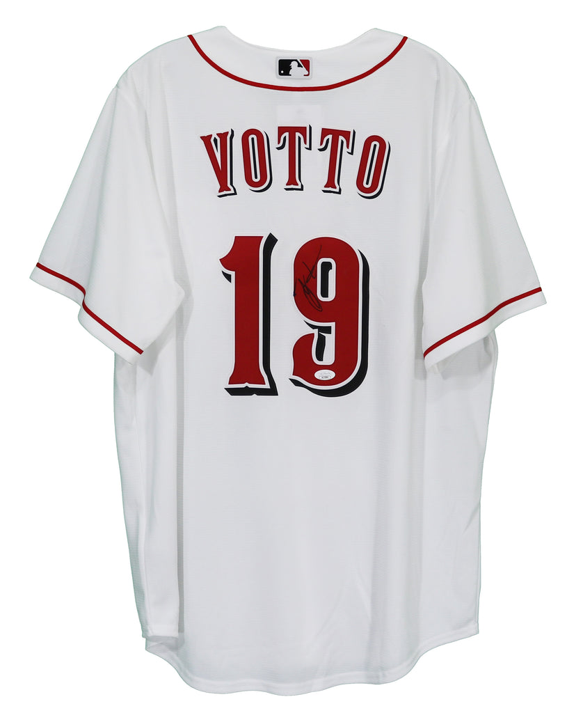 Cincinnati Reds #19 Joey Votto White With Camo Jersey on sale,for