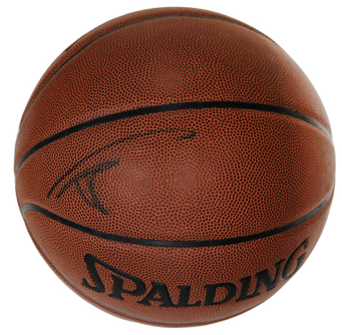 Tim Duncan San Antonio Spurs Signed Autographed Spalding NBA Basketball Five Star Grading COA