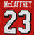 Christian McCaffrey San Francisco 49ers Signed Autographed Red #23 Custom Jersey Beckett Witness Certification