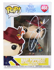 Emily Blunt Signed Autographed Mary Poppins FUNKO POP #468 Vinyl Figure Global COA