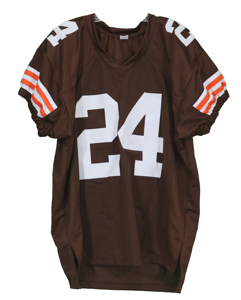 Nick Chubb Autographed Cleveland (Brown #24) Custom Jersey