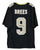 Drew Brees New Orleans Saints Signed Autographed Black #9 Custom Jersey Beckett Witness Certification
