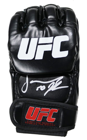 Jamahal Hill Signed Autographed MMA UFC Black Fighting Glove Beckett Witness Certification