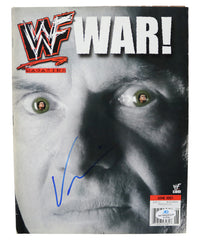 Vince McMahon Signed Autographed WWE Magazine Five Star Grading COA