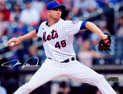 Jacob deGrom New York Mets Signed Autographed 8-1/2" x 11" Photo Heritage Authentication COA