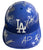 Los Angeles Dodgers 2017 Team Autographed Signed Souvenir Full Size Batting Helmet Pinpoint Letter COA - Kershaw
