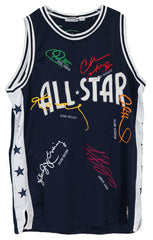 NBA All Star Jersey with Embroidered Autographs - Michael Jordan Kobe Bryant Lebron James