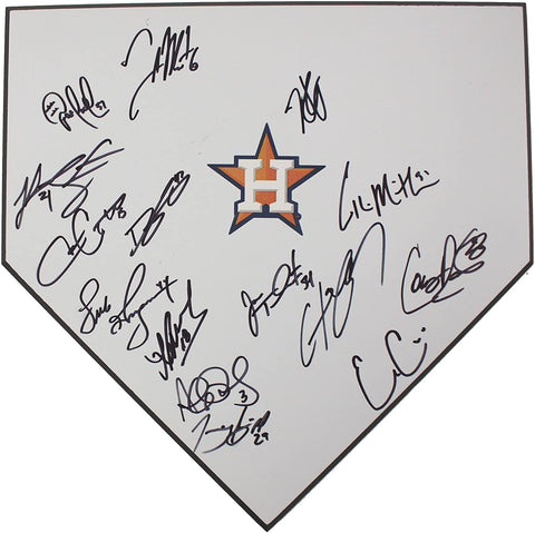 Houston Astros 2015 Team Signed Autographed Baseball Home Plate