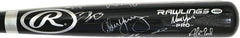 Kansas City Royals 2016 Team Signed Autographed Rawlings Black Baseball Bat Authenticated Ink COA - 20 Autographs - Perez