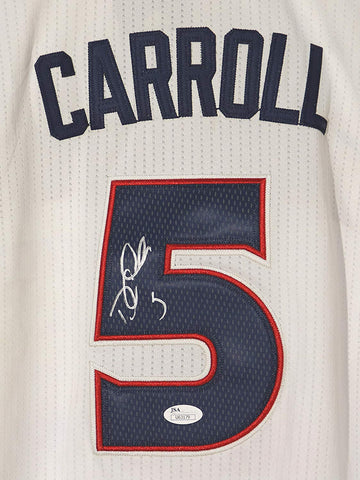 Demarre Carroll Atlanta Hawks Signed Autographed White #5 Jersey JSA COA