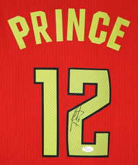 Taurean Prince Atlanta Hawks Signed Autographed Red #12 Jersey JSA COA