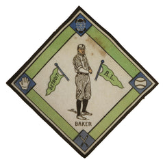 Del Baker Detroit Tigers 1914 B18 Felt Blanket