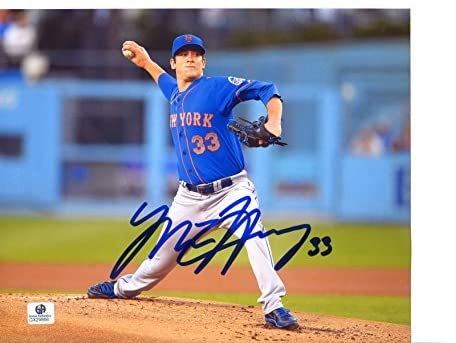 Matt Harvey New York Mets Signed Autographed 8" x 10" Photo