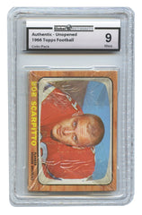 1966 Topps Football Unopened Sealed Cello Pack GAI 8 (Mint)