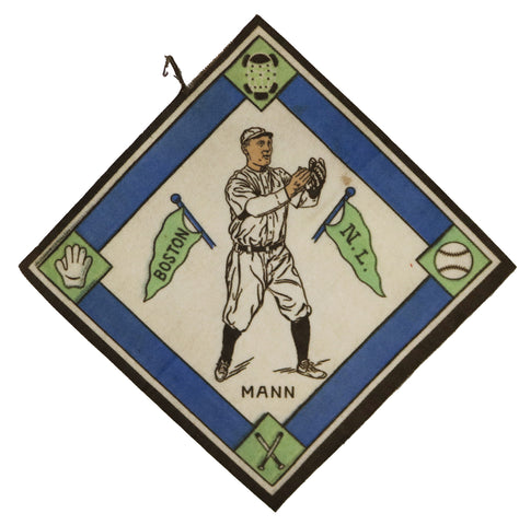 Les Mann Boston Braves 1914 B18 Felt Blanket