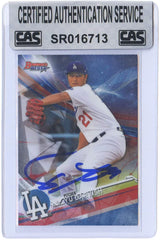 Yu Darvish Los Angeles Dodgers Signed Autographed 2017 Bowman's Best #29 Baseball Card CAS Certified