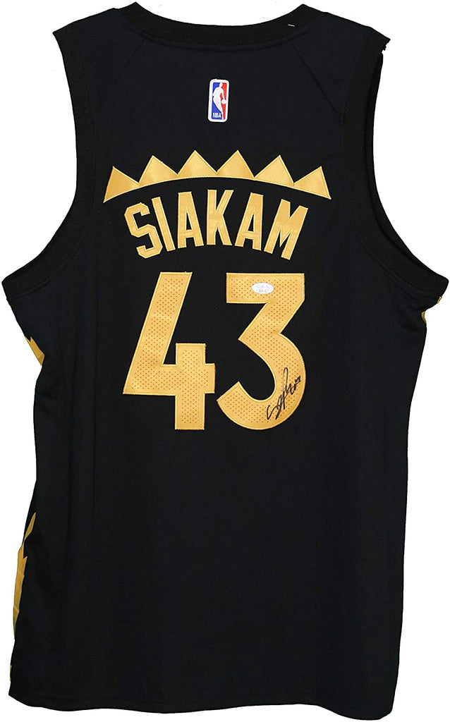 Pascal Siakam Toronto Raptors Signed Autographed Black City #43 Jersey –