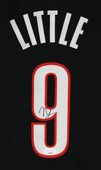 Nassir Little Portland Trail Blazers Signed Autographed Black #9 Jersey JSA COA